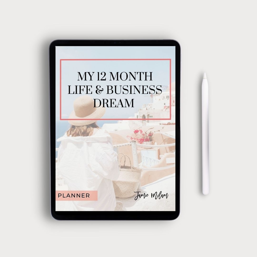 12 month Life & Business Dream Planner