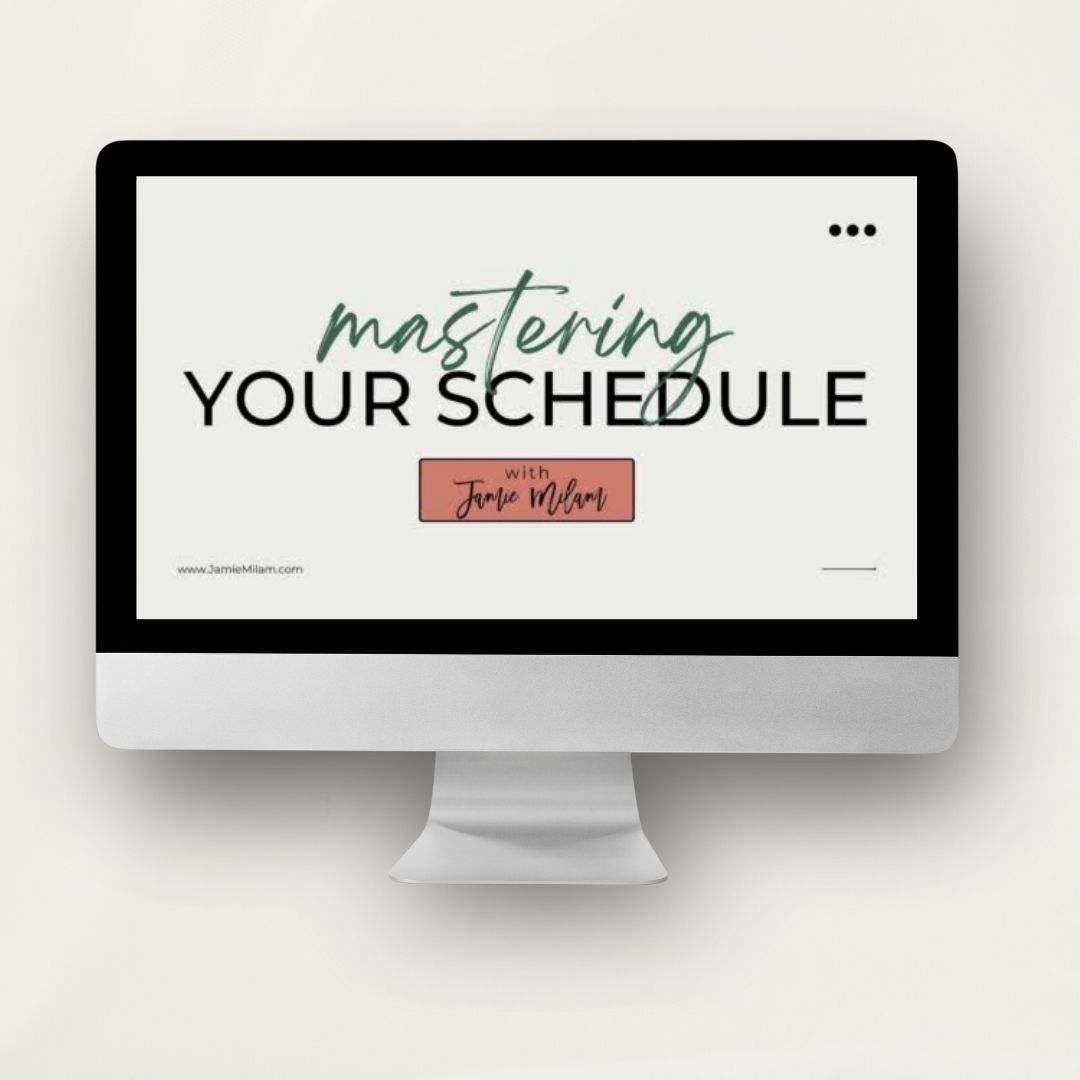 3 Day Challenge Masterclass Replay: How to Master Your Schedule