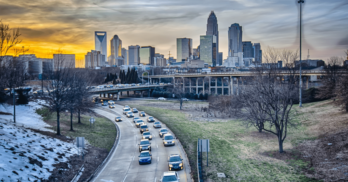 Charlotte, North Carolina City Skyline