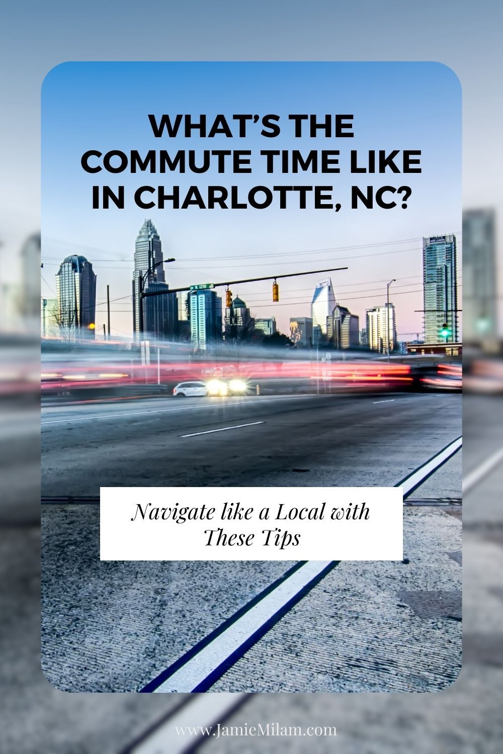 drive time in Charlotte NC