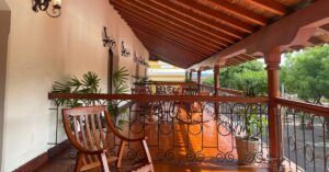 Hotel Plaza Colon balcony room in Granada Nicaragua