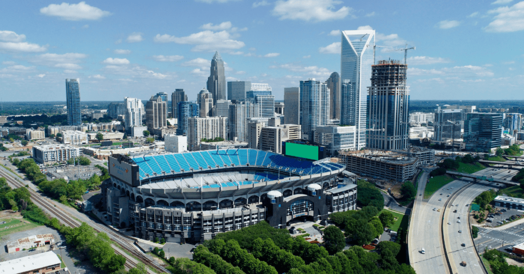 Charlotte North Carolina city skyline