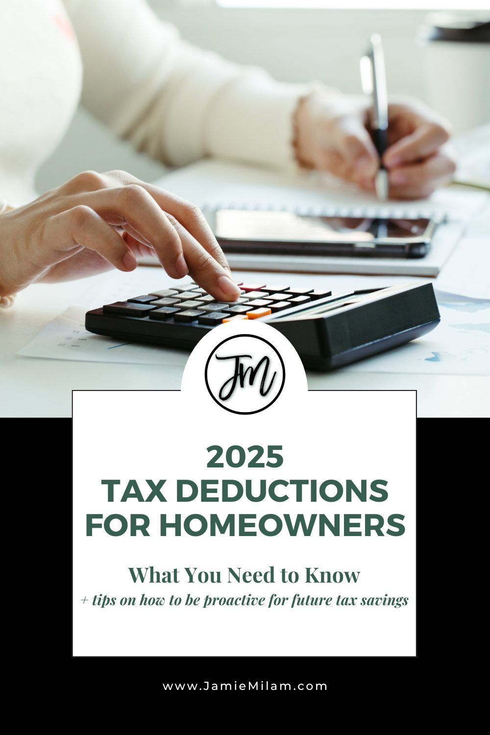 2025 Tax Deductions for Homeowners