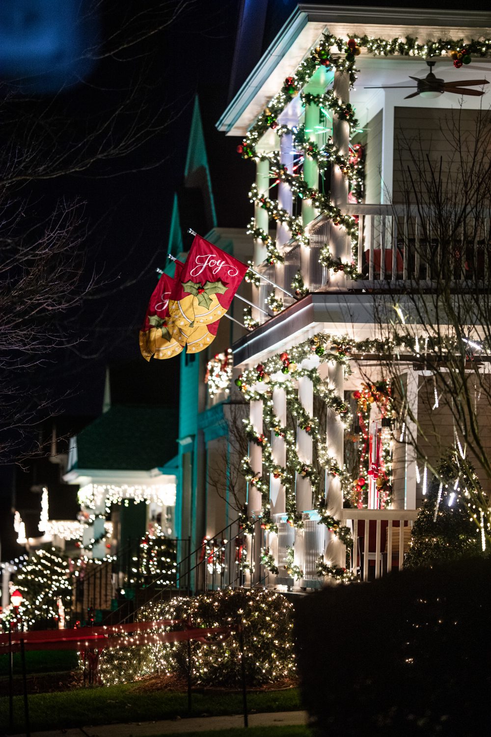 Holiday lights at Wade Ardrey, Charlotte