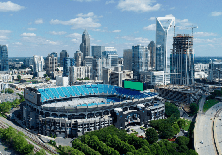 Charlotte North Carolina city skyline